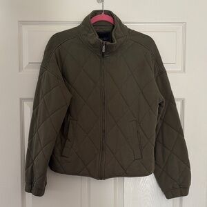 Sanctuary Quilted Olive Green Jacket size M